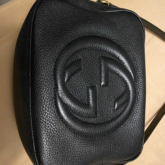 Soho Disco Bag in Black Leather